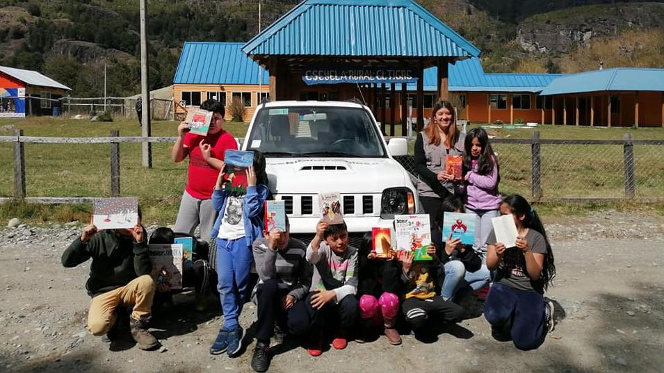 Bibliomóvil Palena en terreno