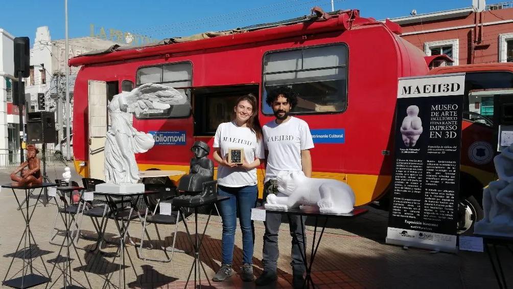 Exhibición del Museo de Arte Escultórico Itinerante de Impresión en 3D