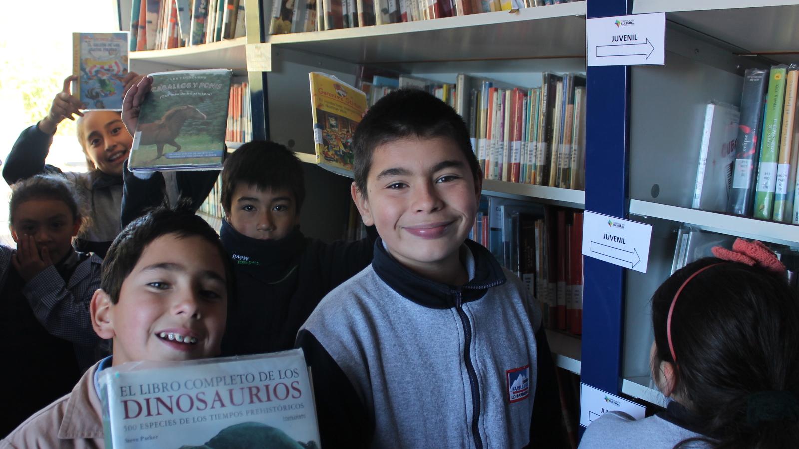 Bibliomóvil todoterreno en Los Álamos