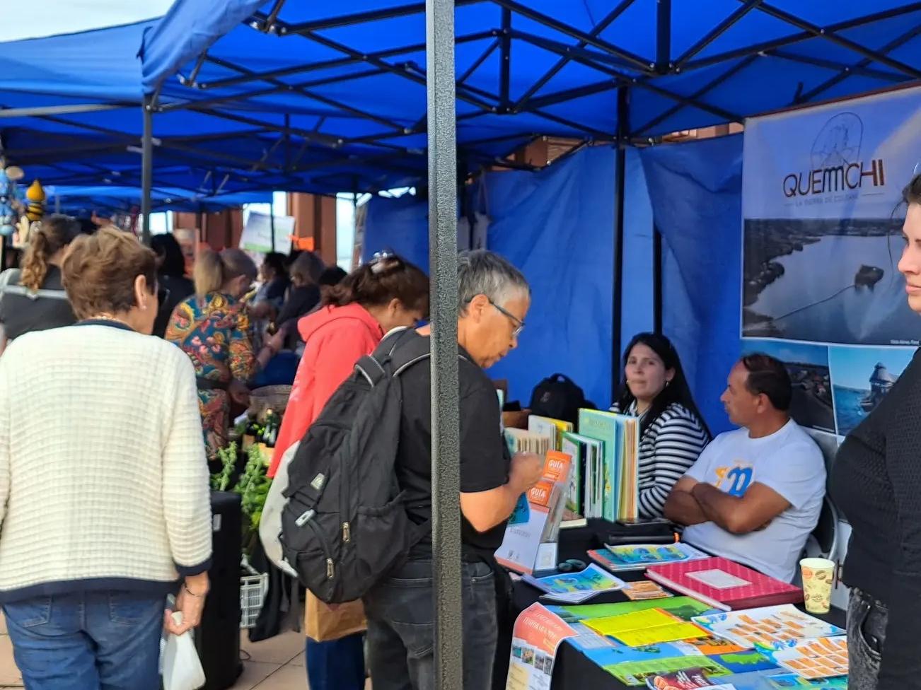 Los Lagos - Bibliomóvil de Quemchi: Plaza viva Quicaví