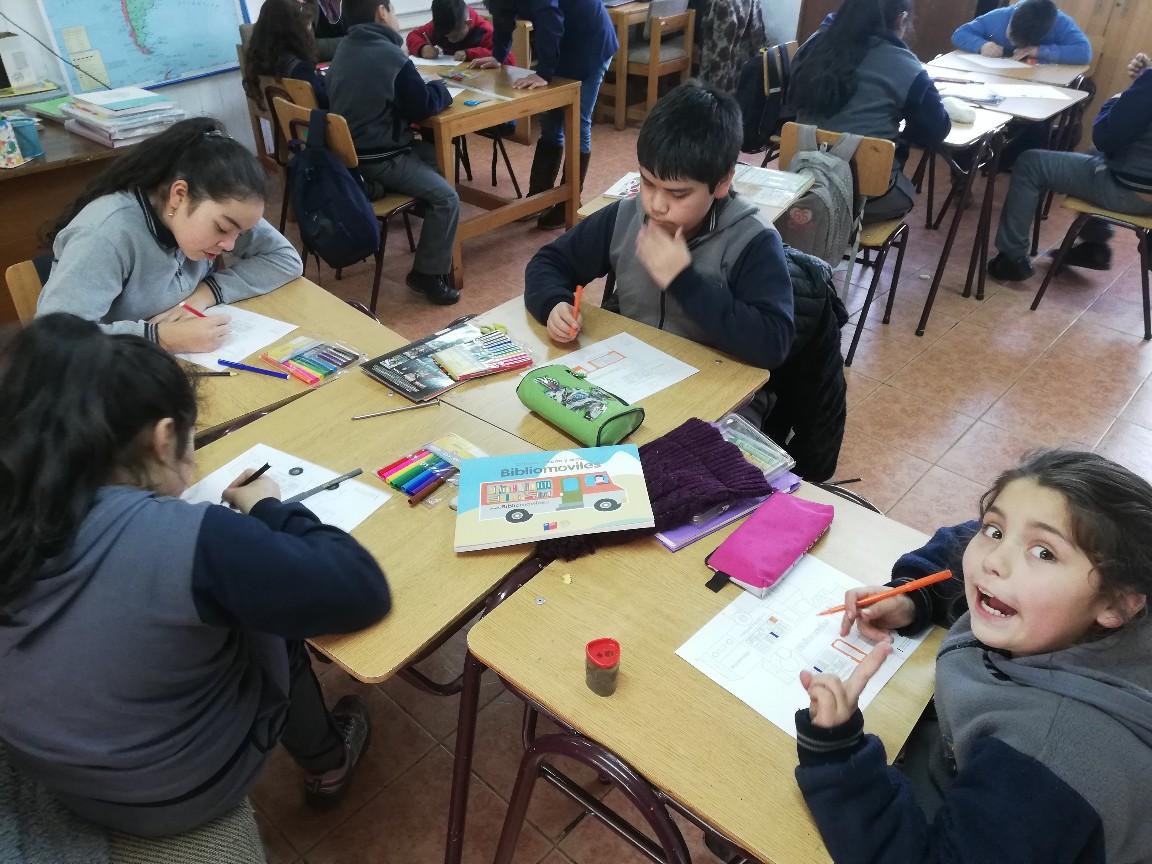 Bibliomóvil Curanilahue en terreno