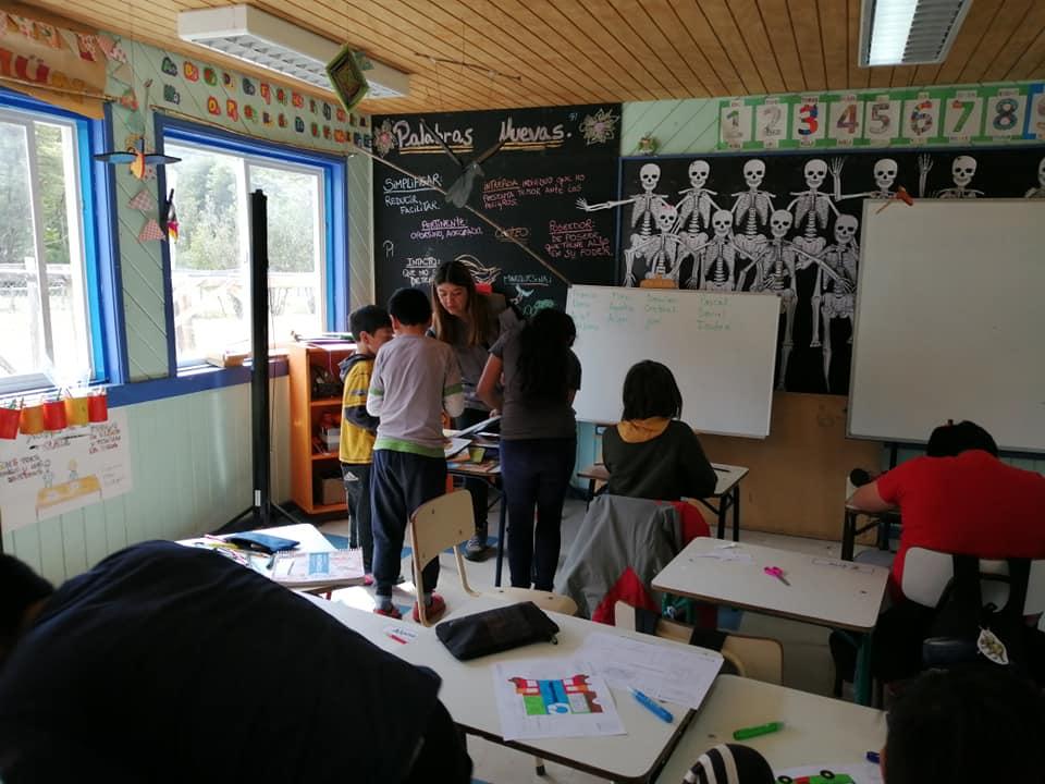 Bibliomóvil Palena en terreno