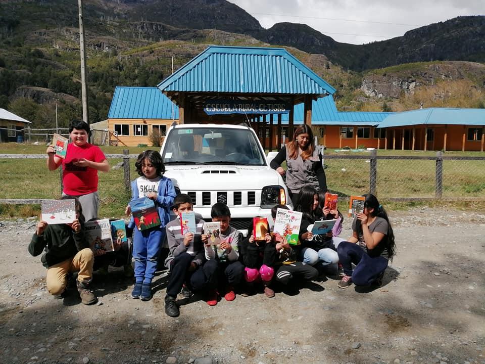 Bibliomóvil Palena en terreno