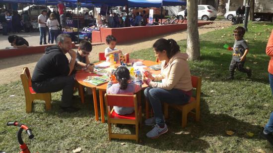 Peñalolén en terreno con su bibliomóvil