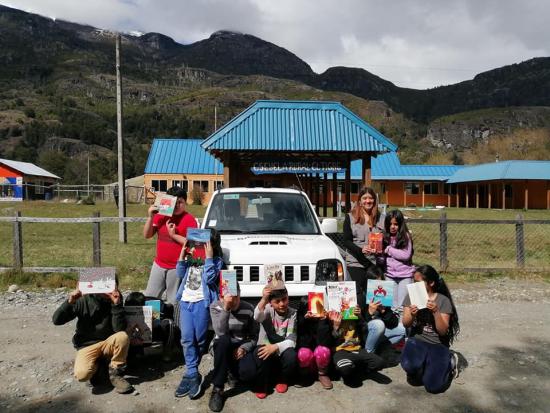 Bibliomóvil Palena en terreno