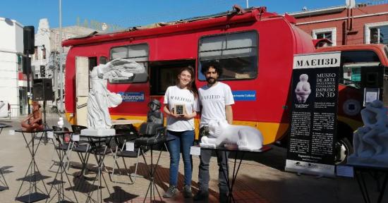 Exhibición del Museo de Arte Escultórico Itinerante de Impresión en 3D