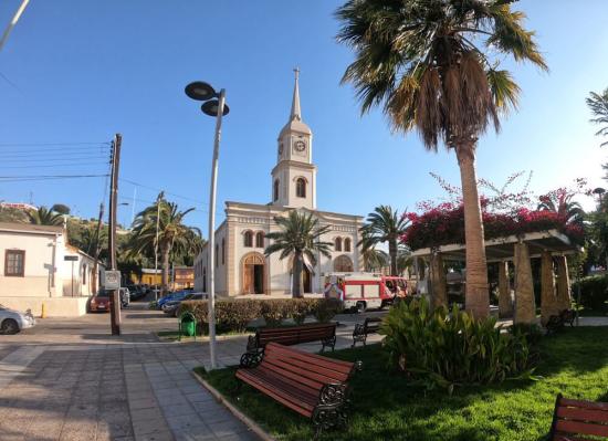 Plaza pública de Freirina