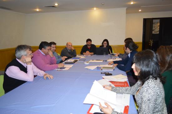 Reunión en 2015 del Comité directivo de la Red de Bibliomóviles junto a la Subdirección de Bibliotecas Públicas