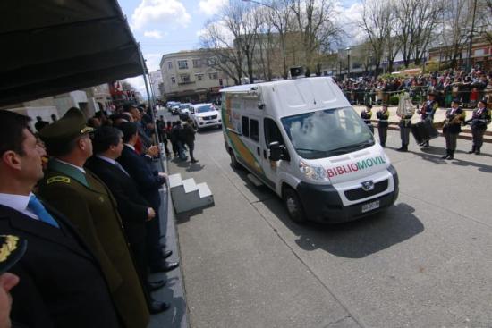 Red de Bibliomóviles de Los Ríos participan en aniversario regional
