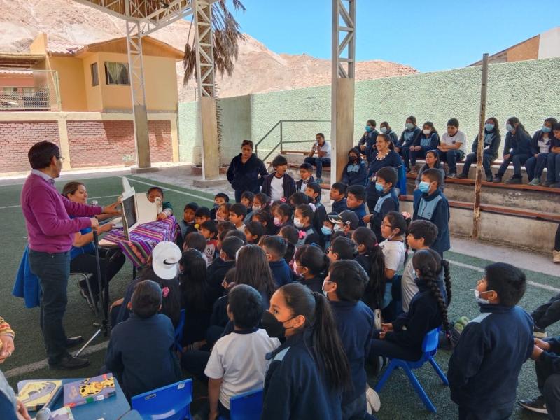 Mes del Bibliomóvil Camiña 2022