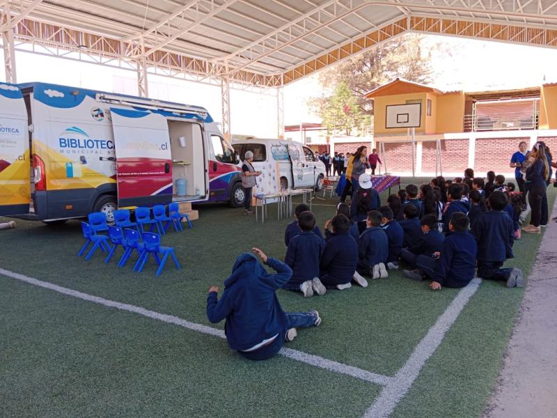 Mes del Bibliomóvil Camiña 2022