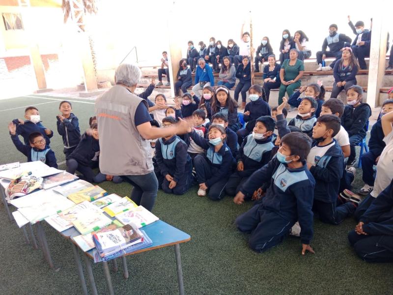 Mes del Bibliomóvil Camiña 2022