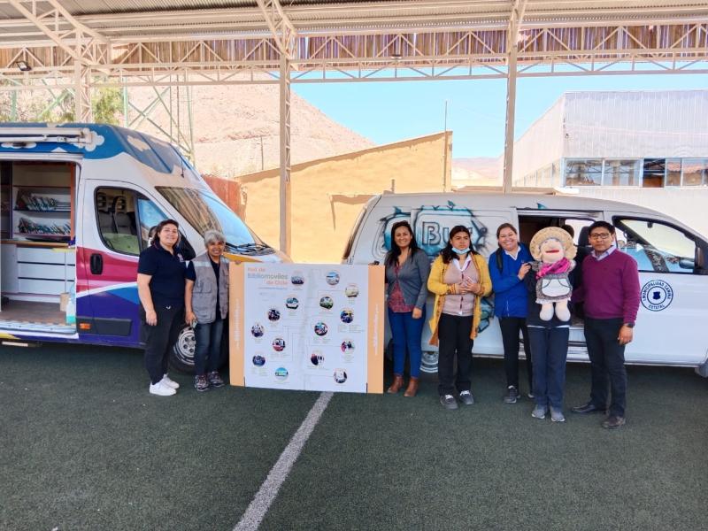 Mes del Bibliomóvil Camiña 2022