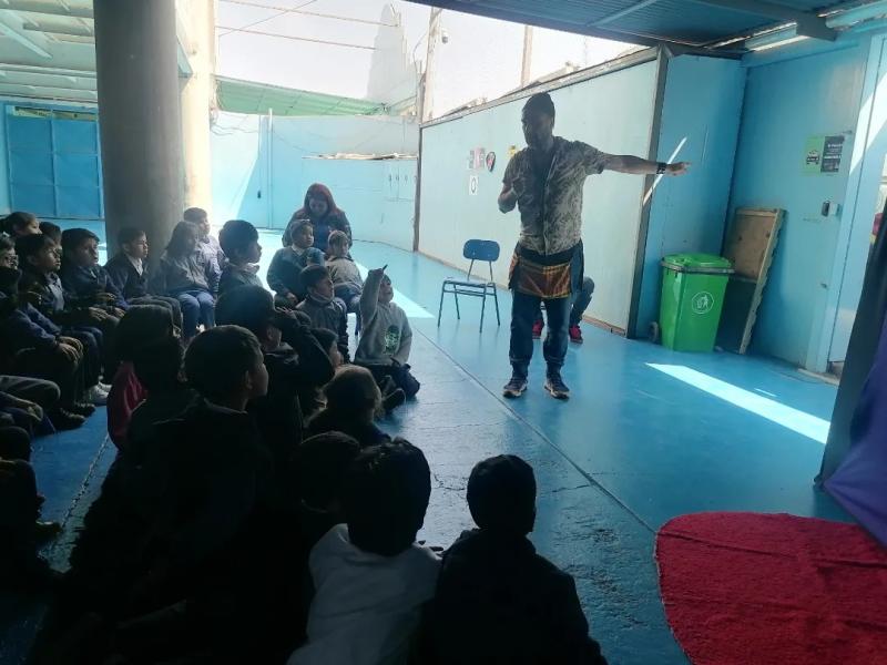 Día del Bibliomóvil 2023 Colegio Monte Carmelo Alto Hospicio