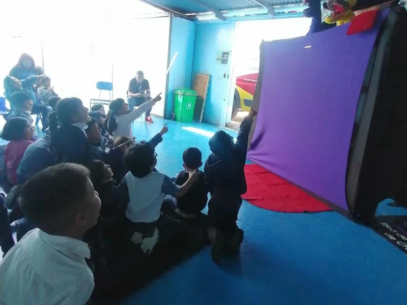 Día del Bibliomóvil 2023 Colegio Monte Carmelo Alto Hospicio