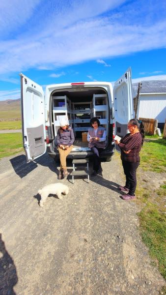 Lectura de cuento &quot;El invierno del libro&quot; del concurso &quot;Magallanes en 100 palabras&quot; en Estancia Dos Elianas