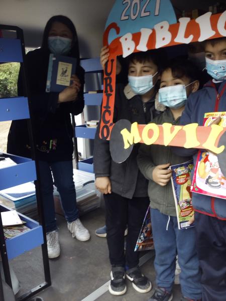 Niños Dia Bibliomóvil Curico