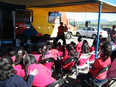 Disfrutando del Dibamóvil de Coquimbo