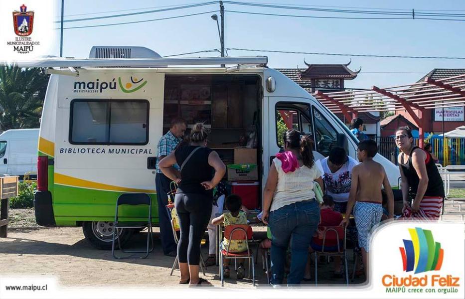 Bibliomóvil Maipú - Parque vivo