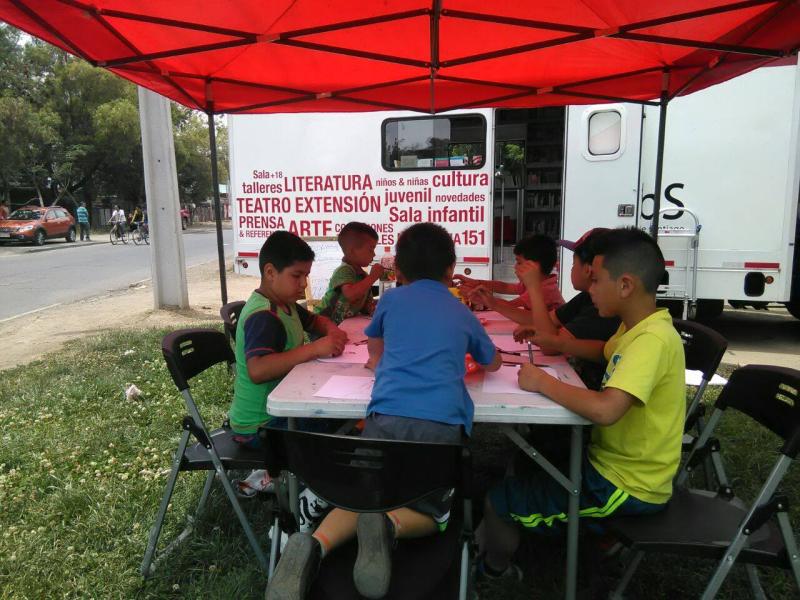 Bibliobús Biblioteca de Santiago