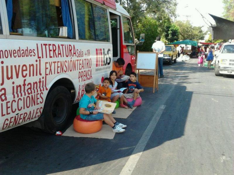 Bibliobús Biblioteca de Santiago