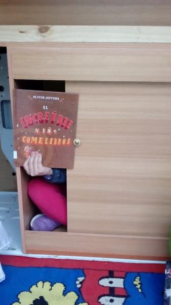 Bibliomóvil Laguna Blanca en terreno